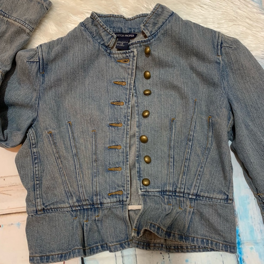 ❌SOLD❌Vintage Military Style Boston Proper Jacket - Picture 1 of 8